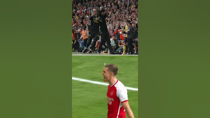 TROSSARD SCORES, ARTETA CELEBRATES!