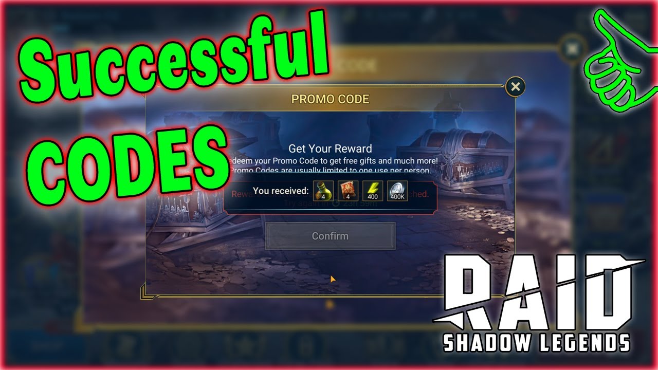 raid shadow legends promo code raid shadow legends YouTube
