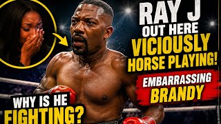 Ray J out here embarrassing his sister Brandy, getting knocked out! Why is that guy fighting? 