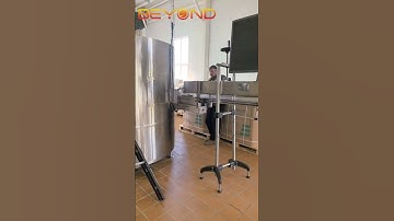 13000 BPH Bottle Unscrambler Machine Undergoing Final Testing in Russia for Optimal Performance