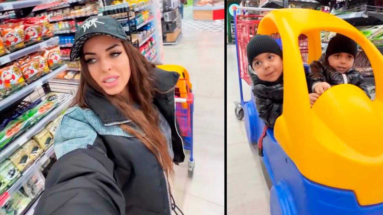 Юлия Ефременкова показала как одна без няни справляется с близнецами Кристианом и Даниэлем