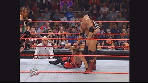 BATISTA AND TRIPLE H VS CHRIS JERICHO AND CHRIS BENOIT