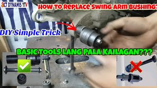 How to Replace SWING ARM BUSHING Using Basic Tools💡