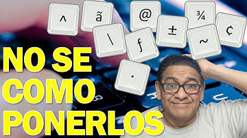 Caracteres Especiales de Teclado (que NADIE SABE Escribir)