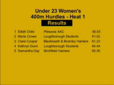 U23W 400m Hurdles - 2008 AAA's Champs