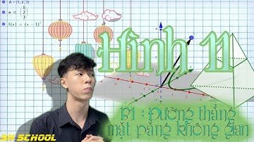 Hình 11. Bài 1 | Đường thẳng, mặt phẳng trong không gian full ( chương trình mới )