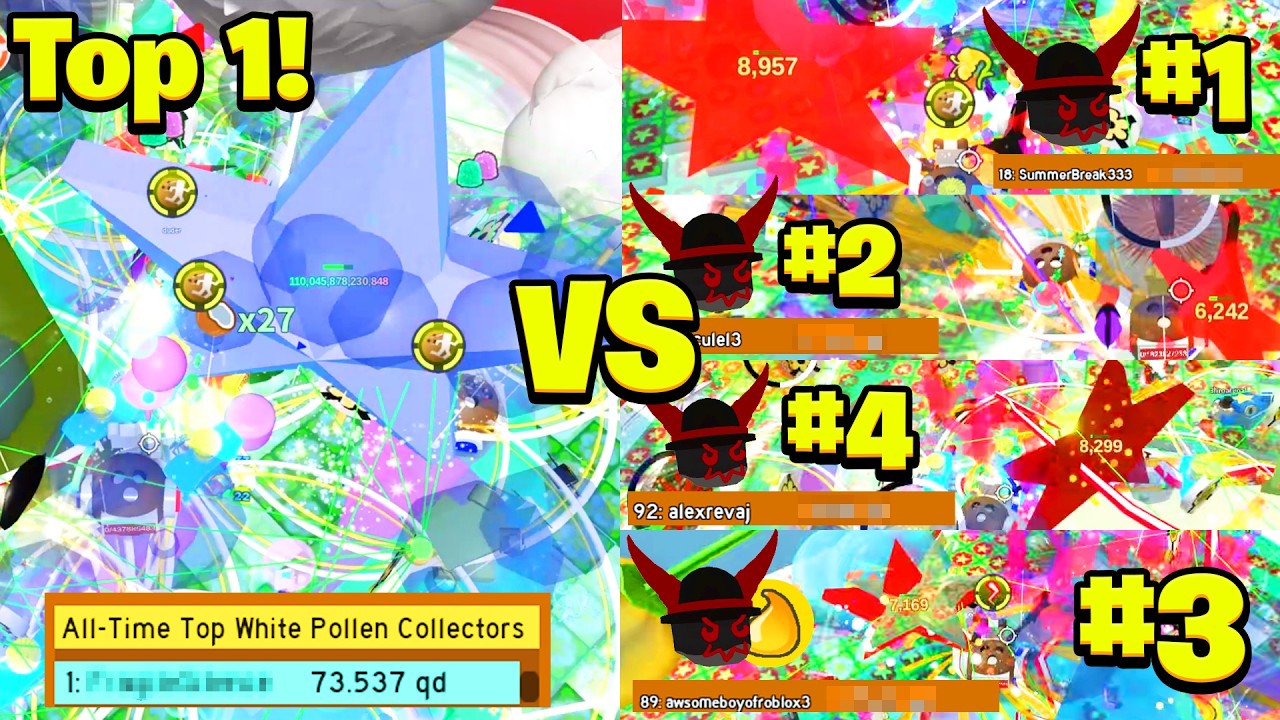 4 Red Hives VS Top 1 White Hive (BSS OLYMPICS EP 1)