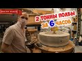 Смолол 2 тонны полбы за 6 часов / Испытания мельницы D80 в тяжелых условиях