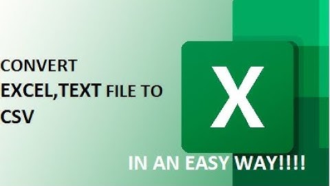 How to convert a text,excel file with special characters to csv in an easy way,Very useful!