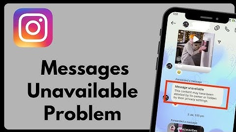 Fix Messages Unavailable Problem on Instagram | 2025 Updated