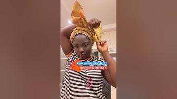 Quick & Easy Sego Gele Headwrap Tutorial #turban #gele #headwrapping