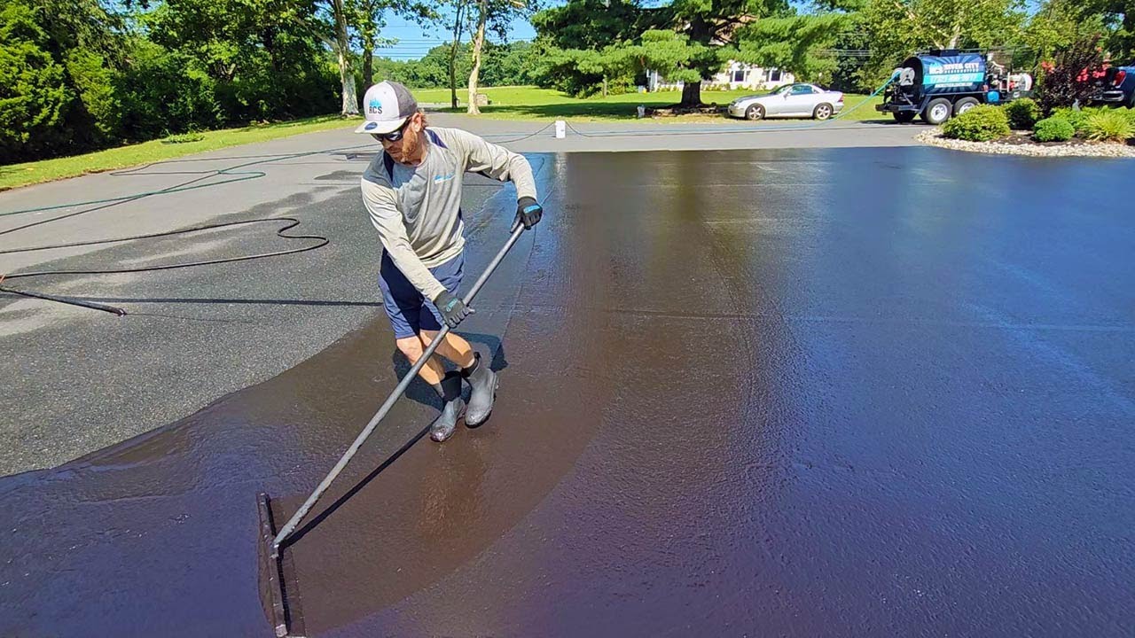 Driveway Sealcoating Experts S19 "The 10k Driveway" YouTube