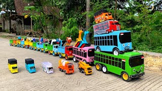 WADIDAW !! Mobil Truk Tronton Panjang Bongkar Mainan Mobil Mobilan Truk Molen, Truk Oleng, Excavator