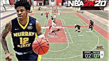 99 OVR JA MORANT BUILD at the PARK - 99 SPEED DEMIGOD BUILD