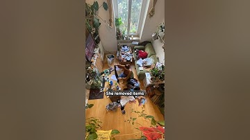 Satisfying Clean Up Of Living Room 🧹