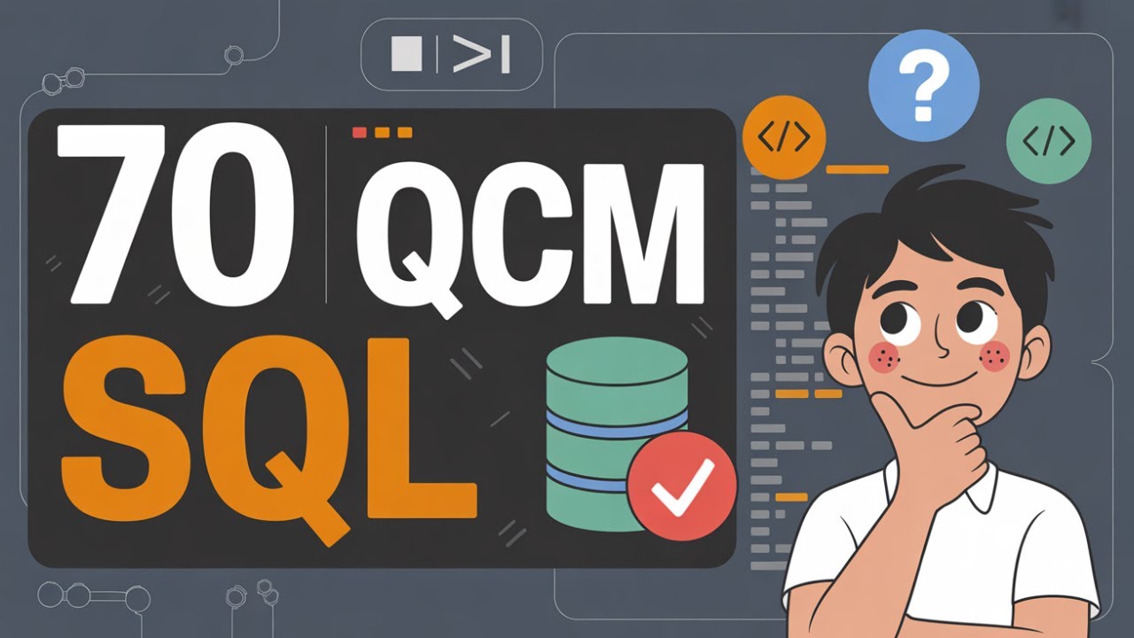 🎯 70 QCM SQL Corrigés pour Devenir un Pro ! 🚀