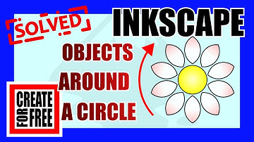 Inkscape Objects Around A Circle