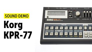 Korg KPR 77 Drum Machine Sound-Demo