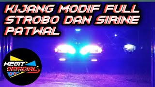 KIJANG Modifikasi full strobo dan sirine patwal