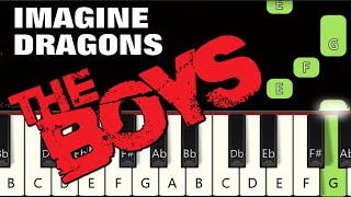 The Boys Meme Song 😎 | Imagine Dragons | Piano tutorial | Piano Notes | Piano Online #pianotimepass screenshot 1