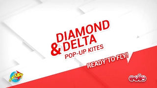 Diamond & Delta Pop-Up Kites | Eolo Toys | Toys for Kids