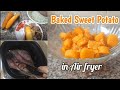 Baked sweet potato air fryer sweet potato sweet potato sweet potato without water airfryerrecipe