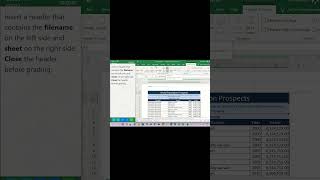 Learn This Excel Header Trick in 60 Seconds! #mosexam #excelchallenge #exceltips #excelskills