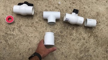 DIY - Intex Pool Fountain - Convert 40mm to 1.5 inch PVC