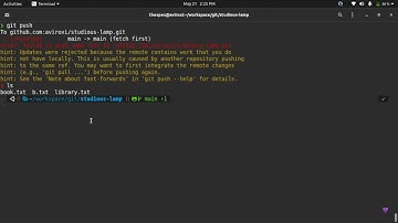 Solution to Updates were rejected because the remote contains work that you do not have locally