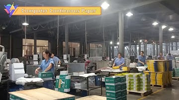 Production Process Of Computer Continuous Paper