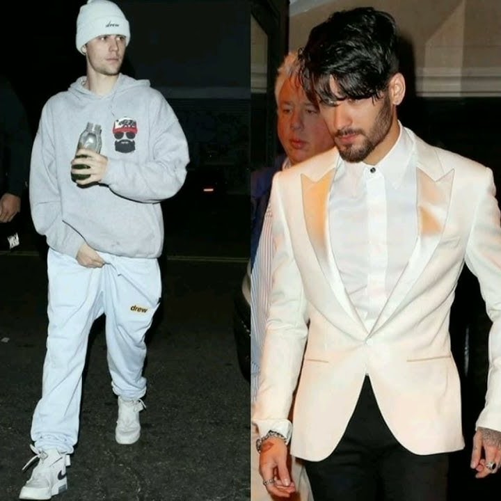 Zayn Malik and justin Bieber combination dressing sense