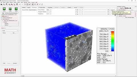 Visualization of simulations (part 2) - Workshop using GeoDict 2021