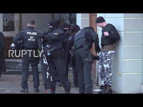 Germany: Anti-vaxxers demo takes place near Nuremberg, met with counter-protest