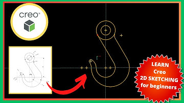 TUTORIAL: How to Create a 2D Sketch in Creo Parametric