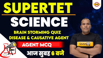 Super TET Causative Agents | Super TET Science Disease Classes | Science Quiz by Adarsh Sir