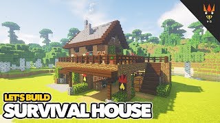 MINECRAFT : Tutorial Cara Membuat Rumah Survival (12)