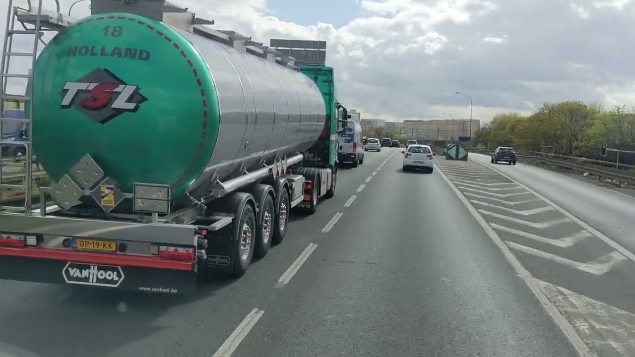 depuis le port de Gennevilliers,A86,A14,n13, périphérique sud,a6a, Rungis en semi remorque  6/03/ 23