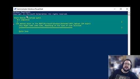 Scan for malware with Windows PowerShell (2020)