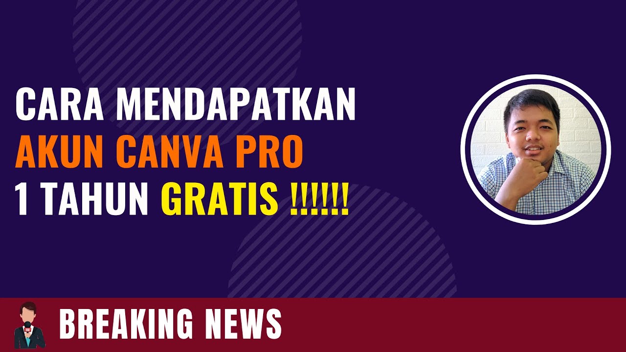 Cara Mendapatkan Akun Canva Pro 1 Tahun (GRATIS) - YouTube