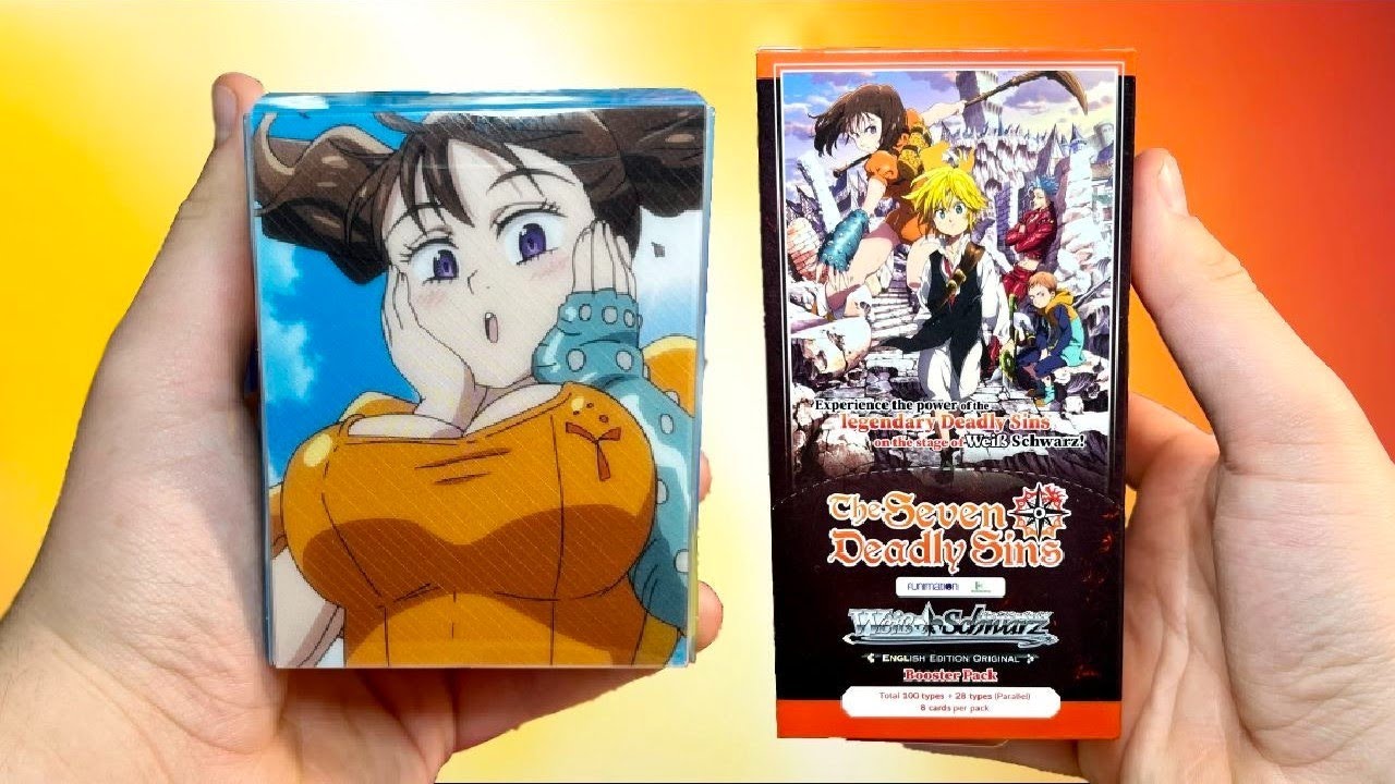 weiss schwarz seven deadly sins booster box Tcg: The Brunei Yuki Kaji (as Meliodas) Sora Amamiya (as Elizabeth) Aoi Yuki (as Diane) Jun Fukuyama as King The cards in this Booster Pack may be used together with cards with card number beginning with SDS/ Weiss Schwarz Trading Card Game