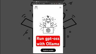Using OpenAI's gpt-oss with Ollama