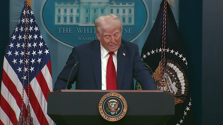 President Trump Holds Press Briefing on Aviation Disaster