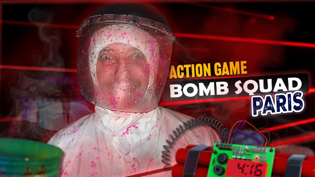 J'ai testé le SEUL ACTION GAME de PARIS ! (Bomb Squad)
