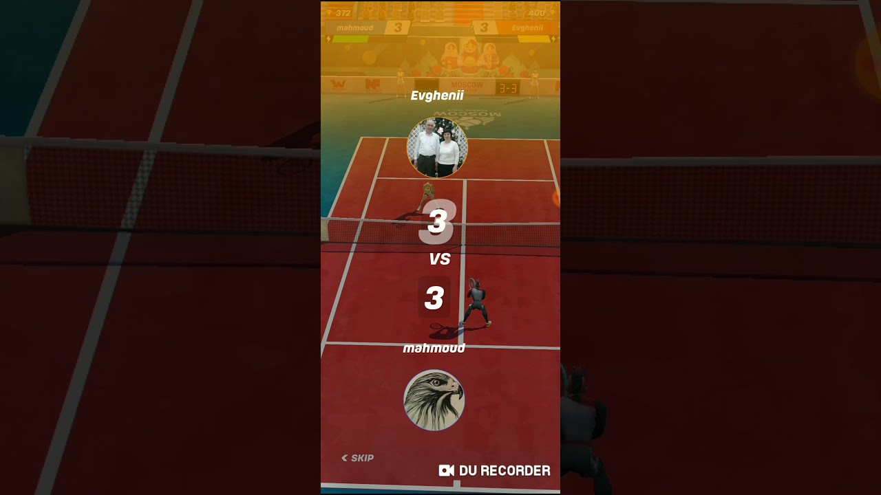 Tennis Clash 5 Tour Challenge Player Volley vs Player FH BH Thrilling