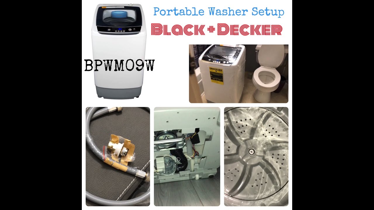0.9 Cu. ft. Portable Washer - White | Black & Decker