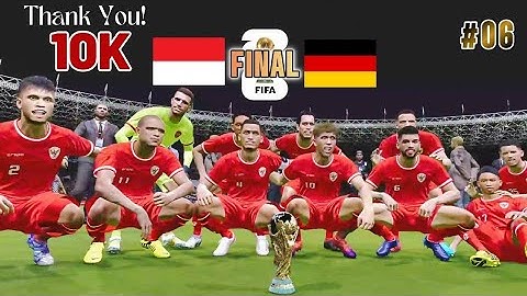 ON TRENDING‼️FINAL : Indonesia vs Jerman #6 Piala Dunia 2026 | PES 2021 | Bung Karno Realface