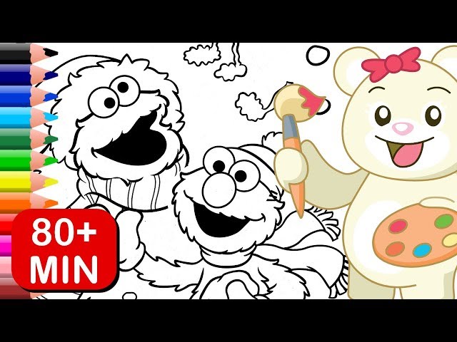 Baby Elmo Coloring Pages
