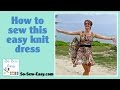 How to sew this Graffiti dress - free pattern