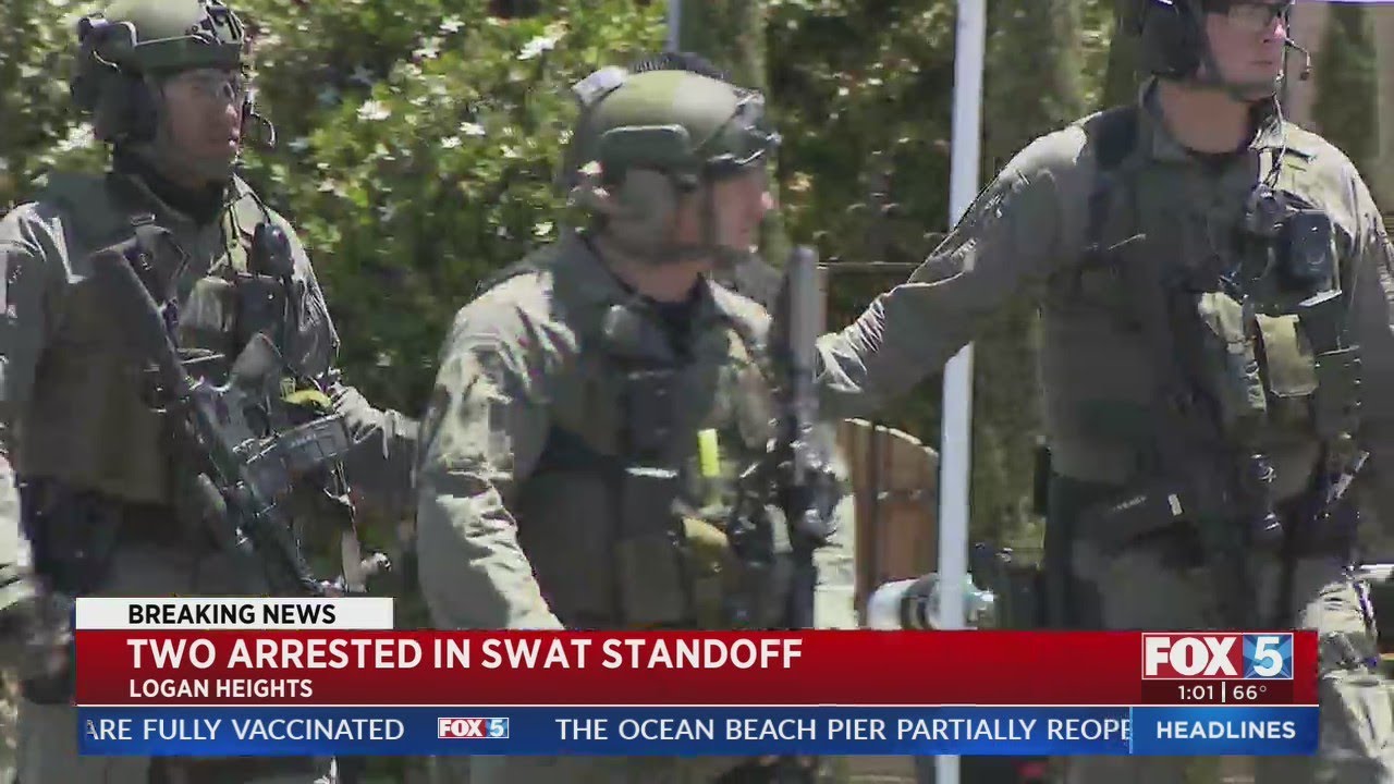 Hours-Long SWAT Standoff Ends In Arrests - YouTube