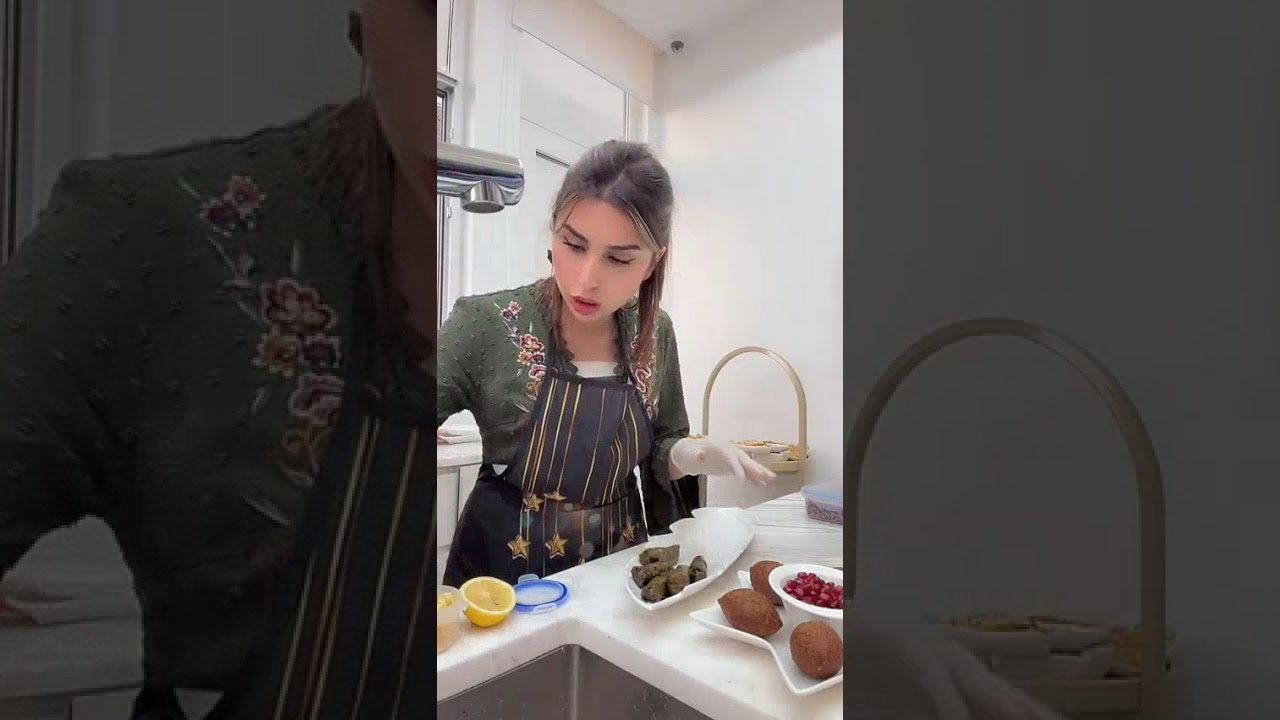 ام ننوش تزين سفرة رمضان بطريقة تجنن ردة فعل ام ريتشو